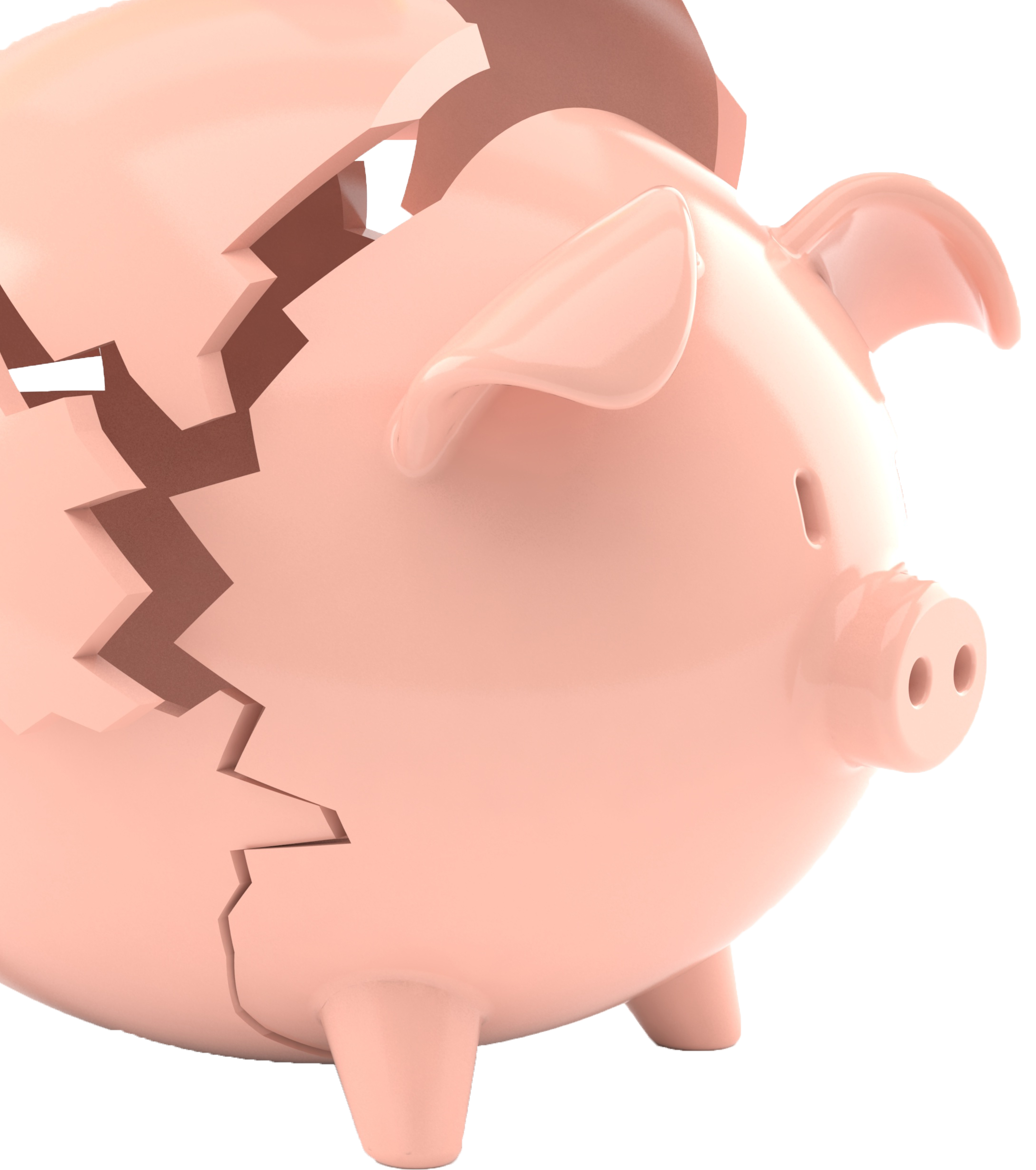broken piggy bank hyperlinked to rates comparison page