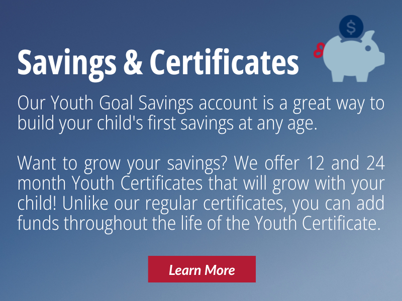 Savings & Certs Youth Page
